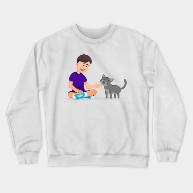 Get Your Cat Fixed Crewneck Sweatshirt by rogergren